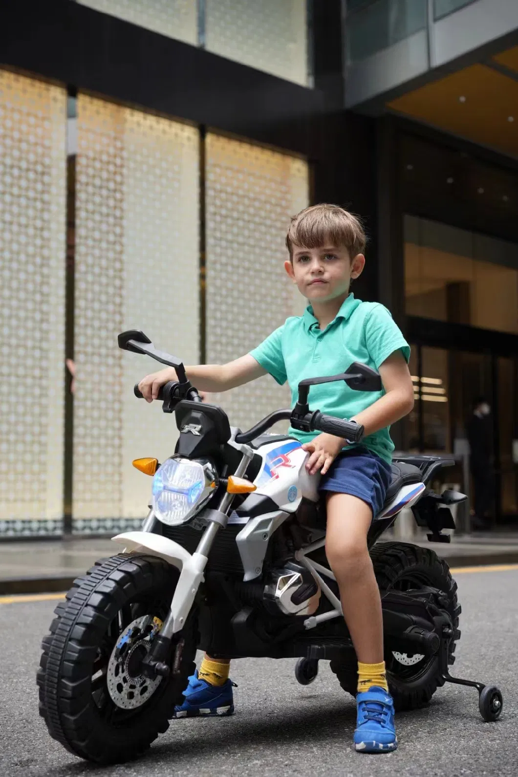 Ride on Toy W/Wireless Control Working Kids Motorcycle Double Drive Car