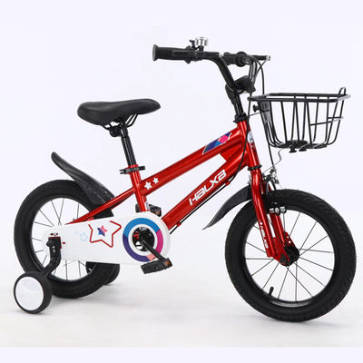 Simple Design Lightweight Kids Bike With Steel Basket Adjustable Seats