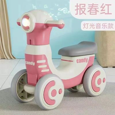 CE  Fashionable 1-3 Years Old Childrens Ride On Cars Four Wheel Balance Bike