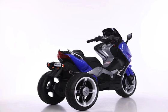 12V Kids Electric Car Battery Powered Ride On Toy Police Car With Remote Control Rose Red