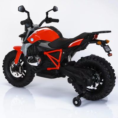 Children'S Rechargeable Ride On Motorbike With Two Training Wheel Kids 12V Electric Battery Riding On Toy Motorcycles