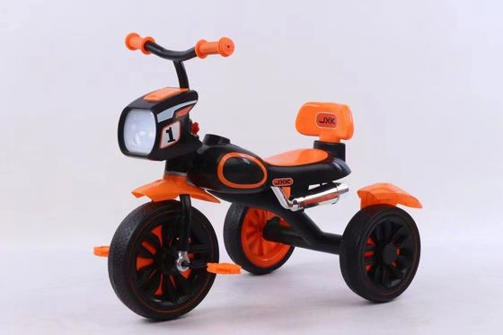 Front 10" Rear 8" Wheels Toddler'S Three Wheel Cycle In Red/Blue/Yellow For Young Children